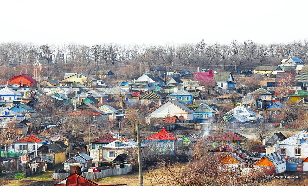 Вид на городское поселение.